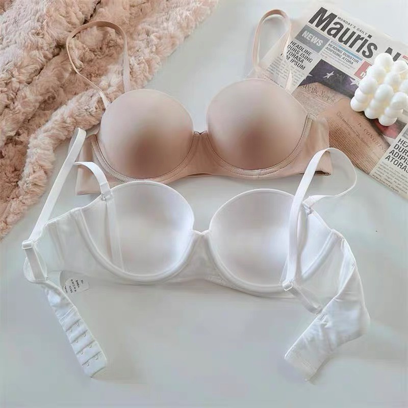 Áo Lót Cup Ngực Nữ Đúc Su Quả Ngang Siêu Đẩy Nâng Ngực Tạo Khe Có Gọng Cao Cấp 008