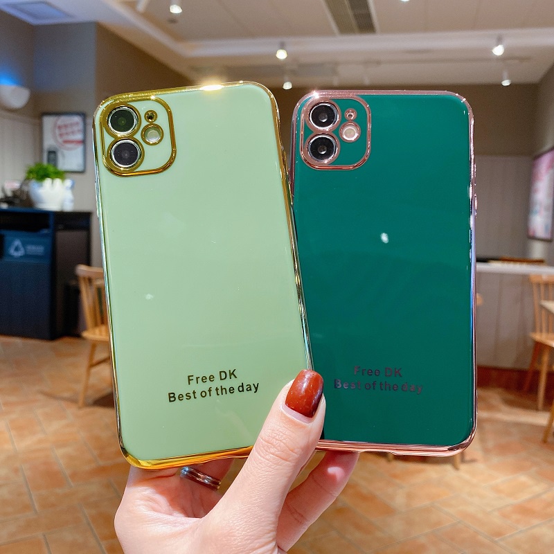 Ốp Điện Thoại Mềm Mạ 6D Chống Rơi Cho OPPO A16K A15 A54 A55 A74 A93 A94 A95 4G A7 A5S
