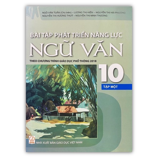 Sách - Bài tập phát triển năng lực Ngữ Văn 10 - Tập 1