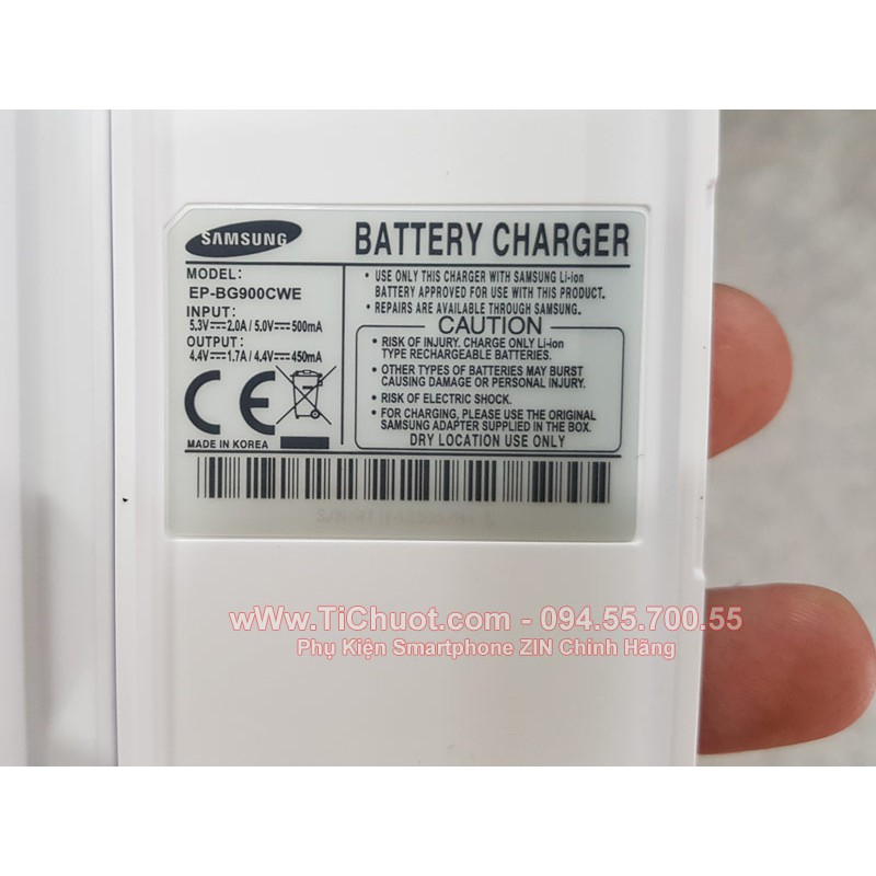 [KHÔNG KÈM PIN] Dock Sạc Pin Rời Galaxy S5 Battery Charger ZIN Chính Hãng
