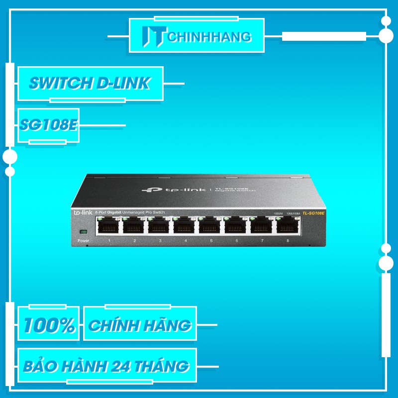 Bộ chia mạng TP-Link 8 cổng TL-SG108E - Hàng Chính Hãng