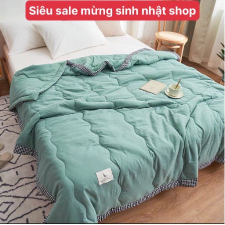 [HOT] Chăn hè Zara home, chăn Muji, chăn Burberry trần bông cotton đũi 4 mùa, chăn mền hè thu mềm mịn mát SIÊU RẺ
