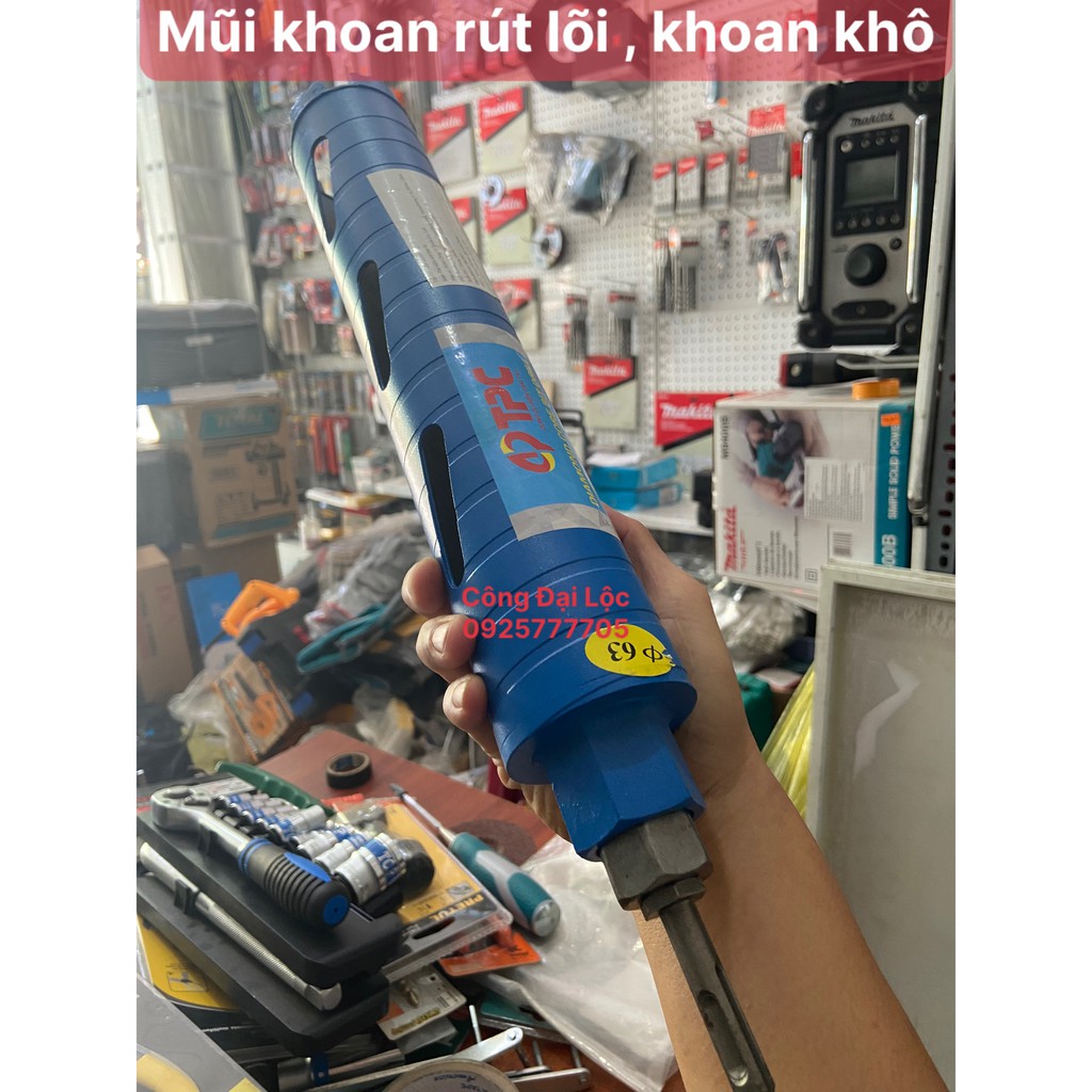 Mũi khoan lõi tường lắp điều hoà / Mũi khoan rút lõi