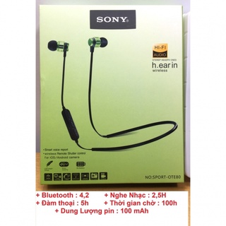 [FREESHIP] TAI NGHE BLUETOOTH THỂ THAO OTE 80 PORT (LM, TN)