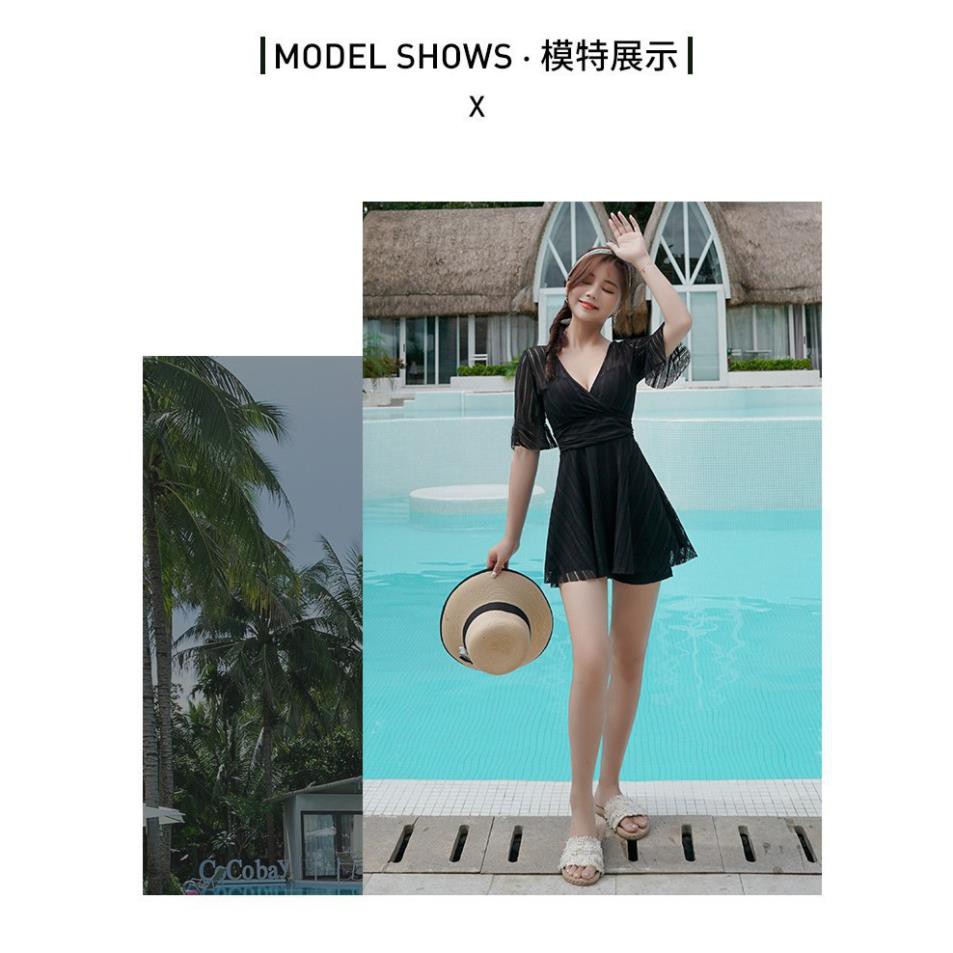 (Big Size) Bikini Đồ Bơi Liền Mảnh Kín Đáo Dạng Váy  ྆ ✔ ་ ་  ྇