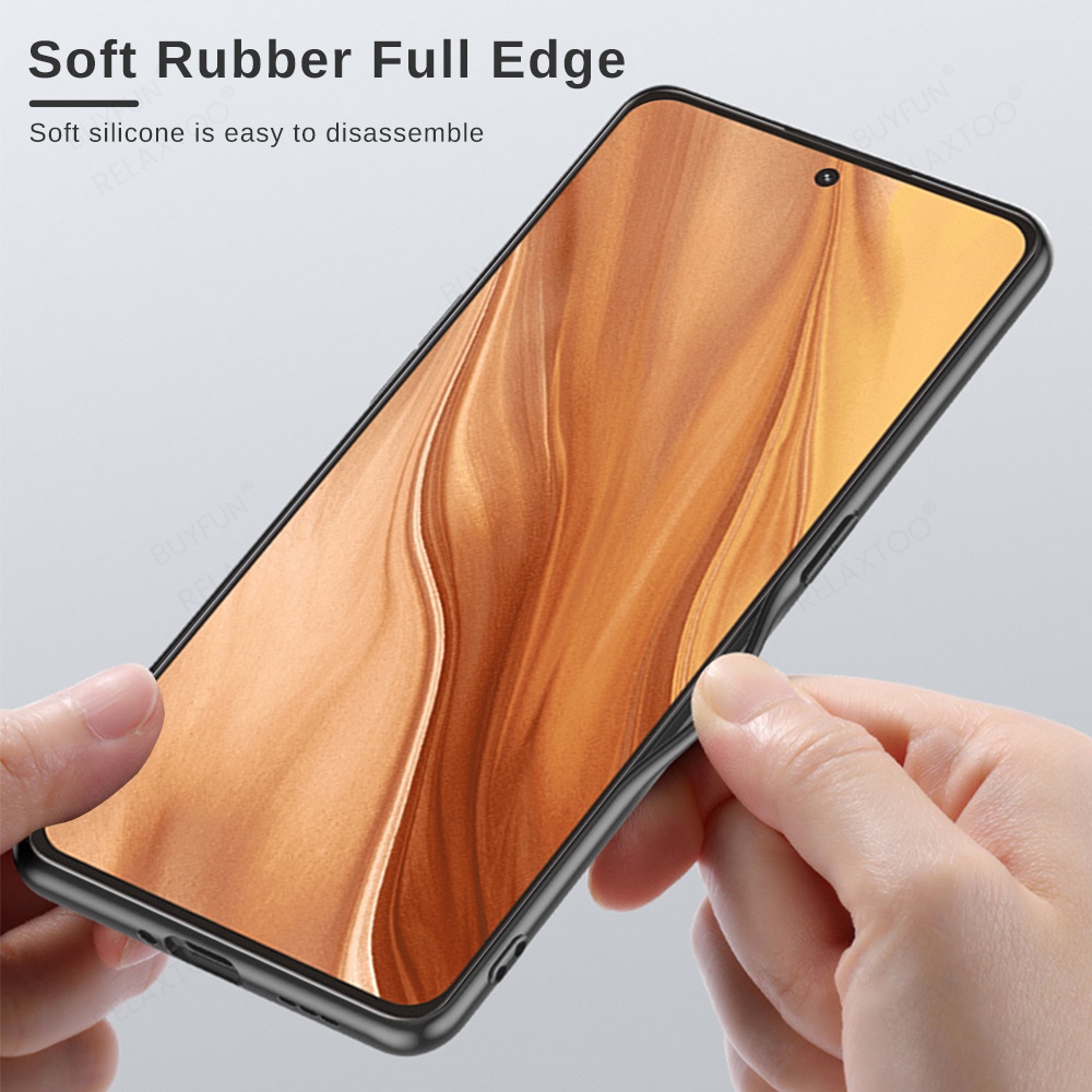 Ốp Điện Thoại Da Cừu Phối Khung Mềm Sang Trọng Cho Realme GT2 Explorer GT 2 Explorer Master