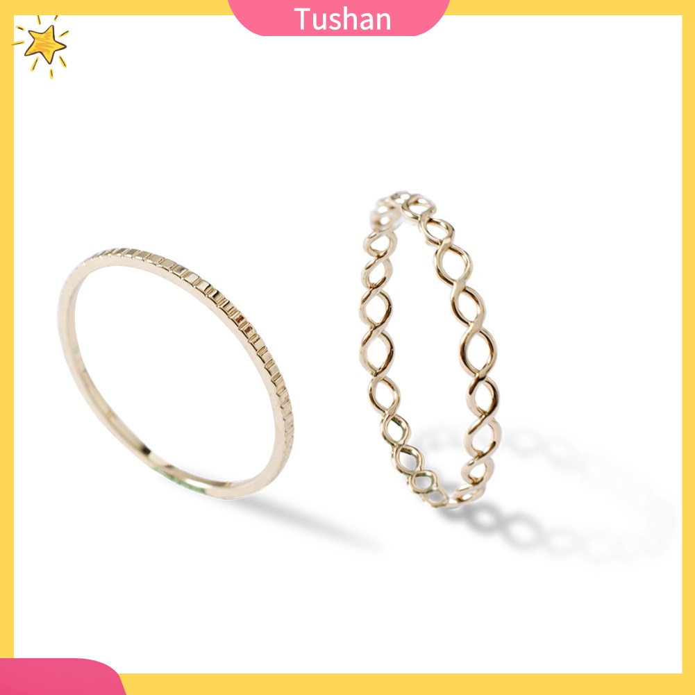 Set 9 nhẫn đeo khớp ngón tay thời trang dành cho nữ