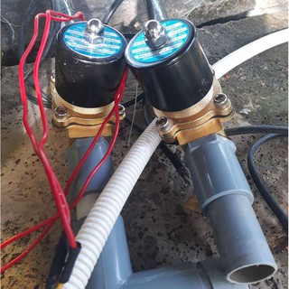 Van Điện Từ Đồng 21 27 34 42 48 60 Đóng Mở Van Nước Tự Động 220V