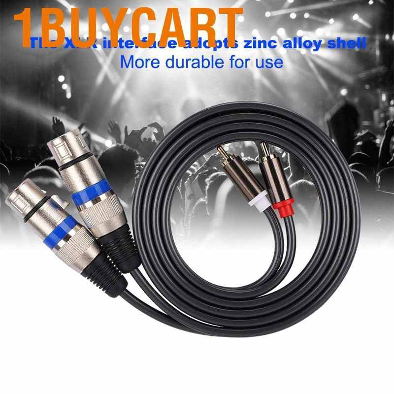 Cáp Chuyển Đổi 2 Cổng Rca Sang Xlr