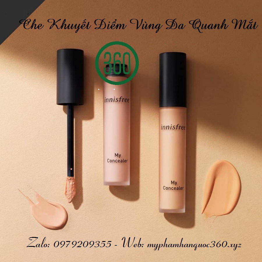 Kem Che Khuyết Điểm Vùng Da Quanh Mắt Innisfree My Concealer Dark Circle Cover 7g