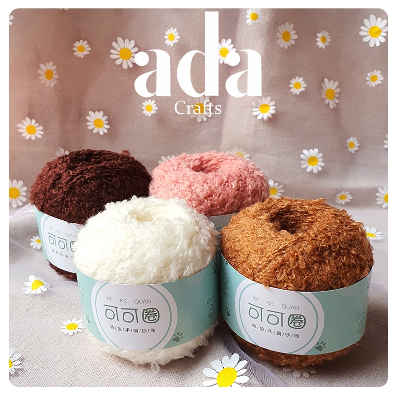 Len Xuxia Bông Xù Làm Tóc Búp Bê - ada.crafts