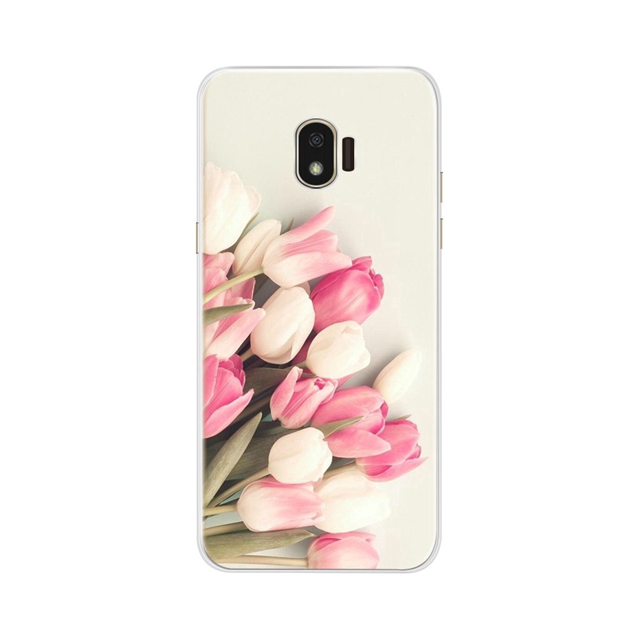 Ốp điện thoại mềm vẽ họa tiết hoa hồng xinh xắn 5.0 inch cho Samsung J2 Pro 2018 SM-J250F