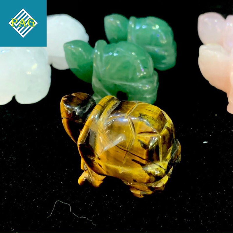 Rùa Phong Thuỷ Chế Tác Từ Đá Tự Nhiên Kích Thước 4cm