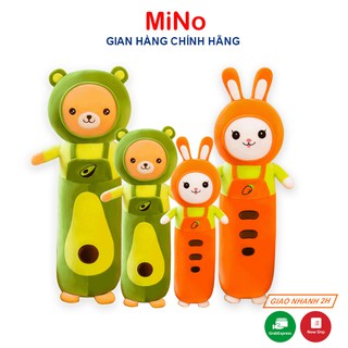 Gấu bông gối ôm hình thú đáng yêu kích thước 65cm mino th71