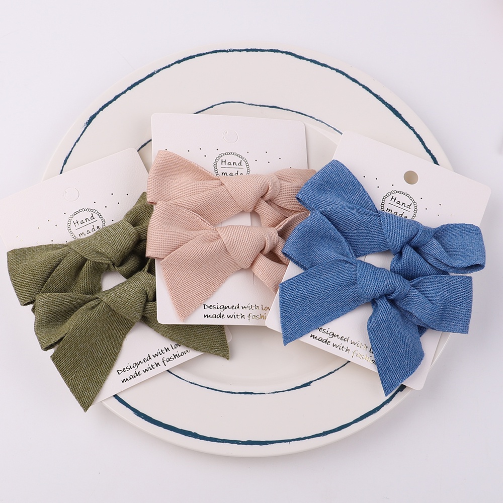 2 Kẹp tóc KIDSBOWS hình nơ nhiều màu xinh xắn cho bé gái