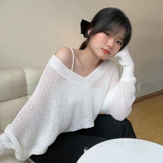 Áo Len Croptop Tay Dài Hèo Studio (Ảnh Thật)