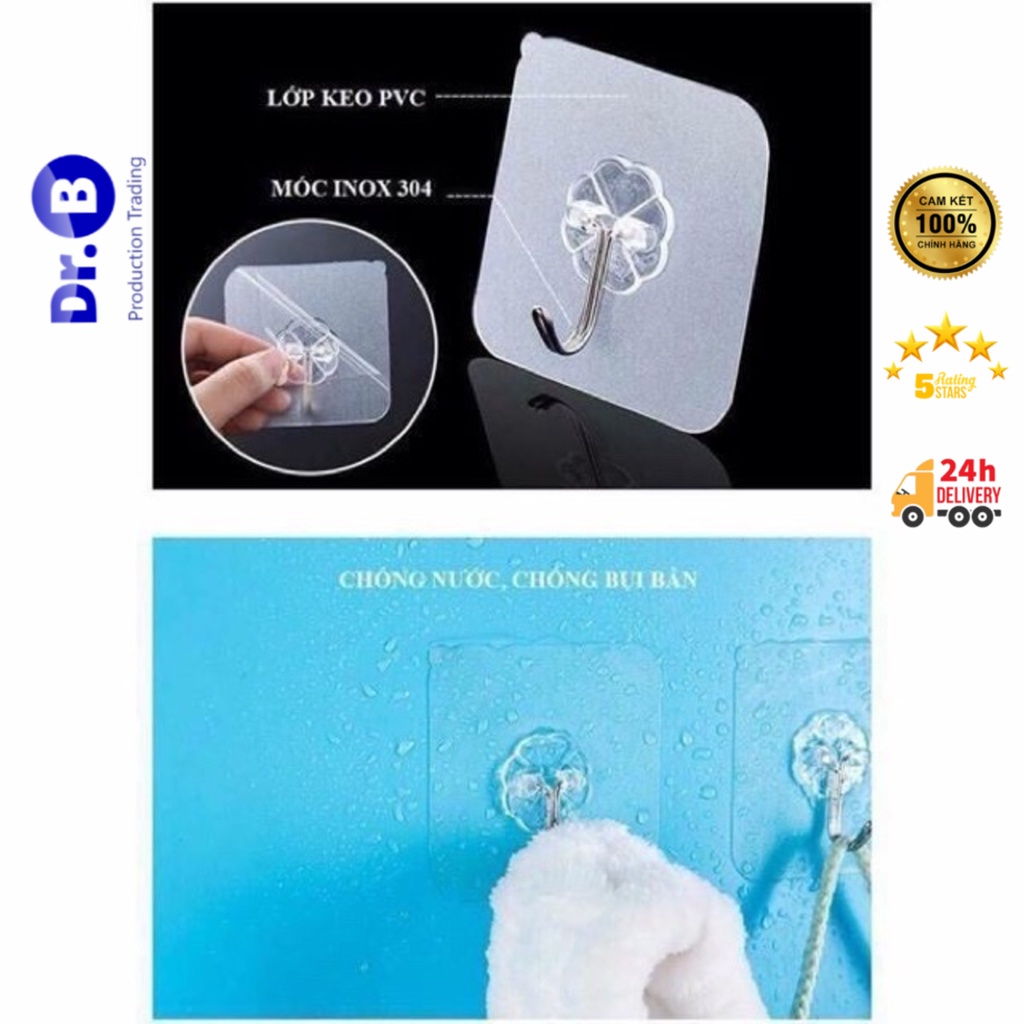 [Free Ship] Móc dán tường siêu chịu lực GiaDungDrb - 1 cái giá hời