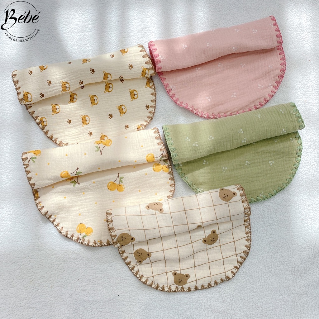 Gối Xô Cho Bé/ Gối Xô Nhăn BéBé Mềm Mỏng Lót Đầu Cho Bé Sơ Sinh
