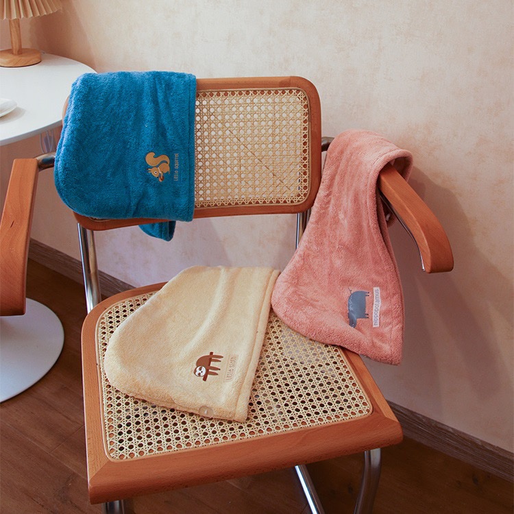 Khăn Ủ Tóc Đa Năng, Khăn Quấn Tóc Gội Đầu Vải Cotton Mềm Mại Thấm Hút Tốt