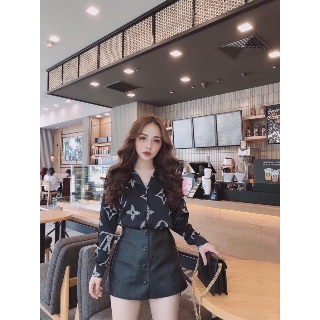 Quần da giả váy hottrend 2019