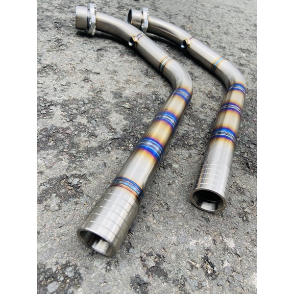 Cổ bô titan đót cnc Ptitanium gắn pô zin cho xe honda yamaha suzuki ex win sonic winner x satria exciter 150