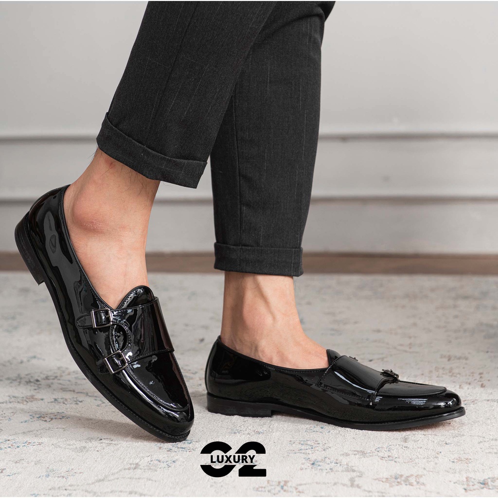 Giày lười nam Luxury giày nam da bò Ý nhập khẩu + Đế Da + bảo hành 24 tháng  nhiều size