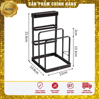 Kệ để dao thớt nhỏ gọn, đa năng chất liệu thép không gỉ được mạ 1 lớp sơn tĩnh điện ducstore