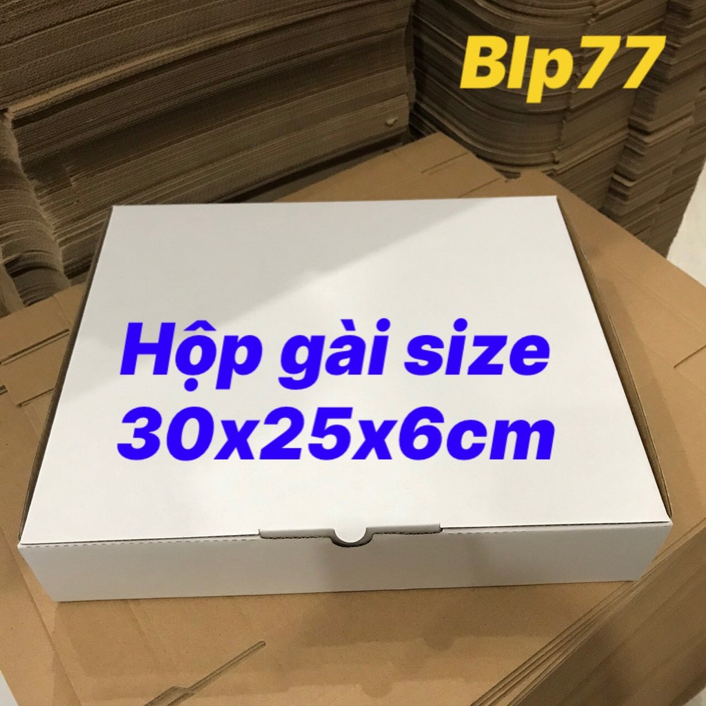 HỘP GÀI ĐỰNG QUẦN ÁO SIZE 30X25X6CM BỘ 20 HỘP CARTON