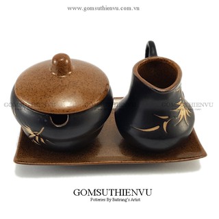 Hũ đựng sữa đường Gốm Sứ Bát Tràng