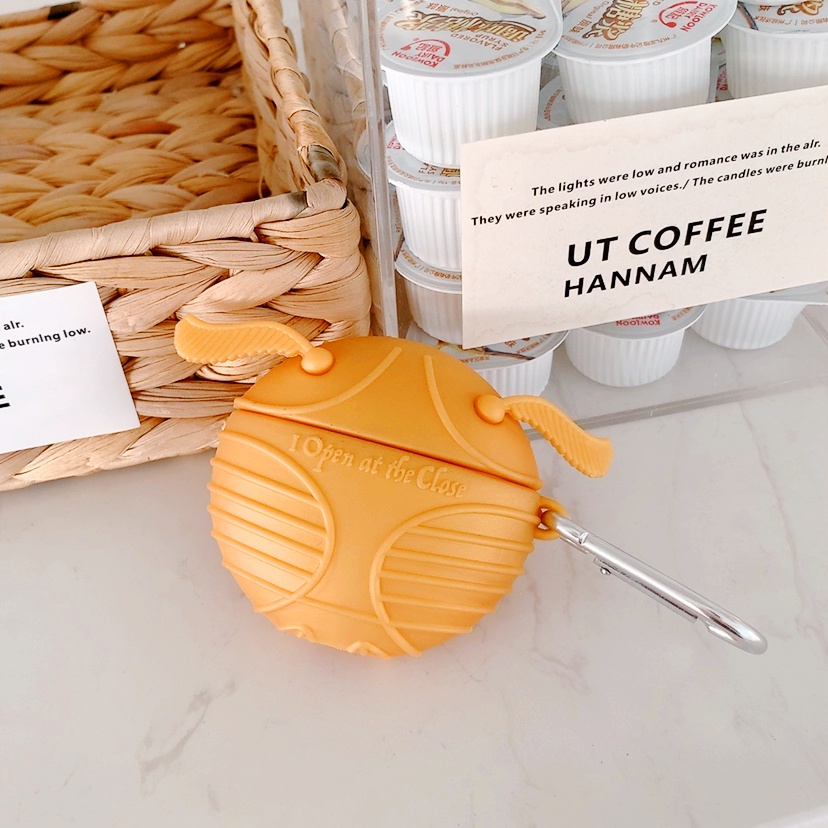 Vỏ Bảo Vệ Hộp Sạc Tai Nghe AirPods3 Giắc Cắm AirPods3 Họa Tiết Harry Potter Màu Vàng Đồng 2021 Mới Cho Airpods3Pro Ốp