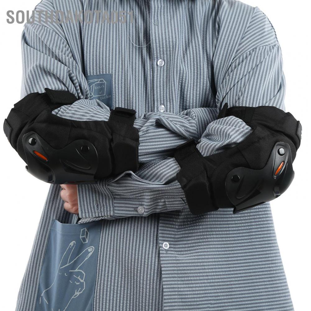 Southdakota051 2pcs Motorcycle Elbow Guard Thickened Anti Collision High Strength Riding Safety Gear for Scooter