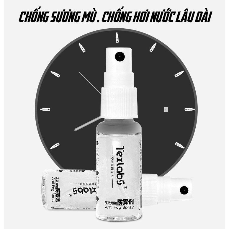 Dung Dịch Xịt Chống Hơi Nước Đọng Trên Mắt Kính Texlabs 20ml