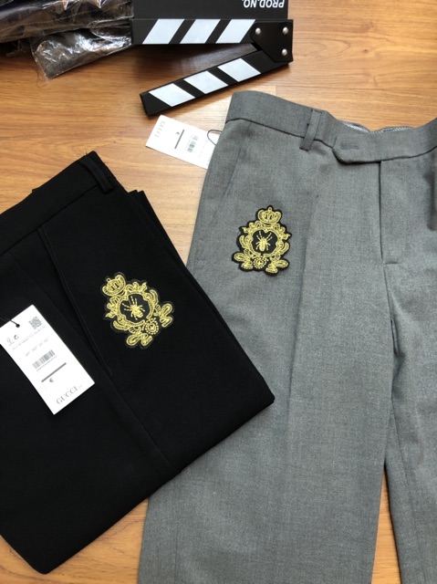 [Mã SKAMA06 giảm 8% TỐI ĐA 50K đơn250K] Quần Tây Đen Thêu Họa Tiết Sơ Mi Dáng Ôm Ống Côn Vải Chống Nhăn Mẫu quần Âu | BigBuy360 - bigbuy360.vn