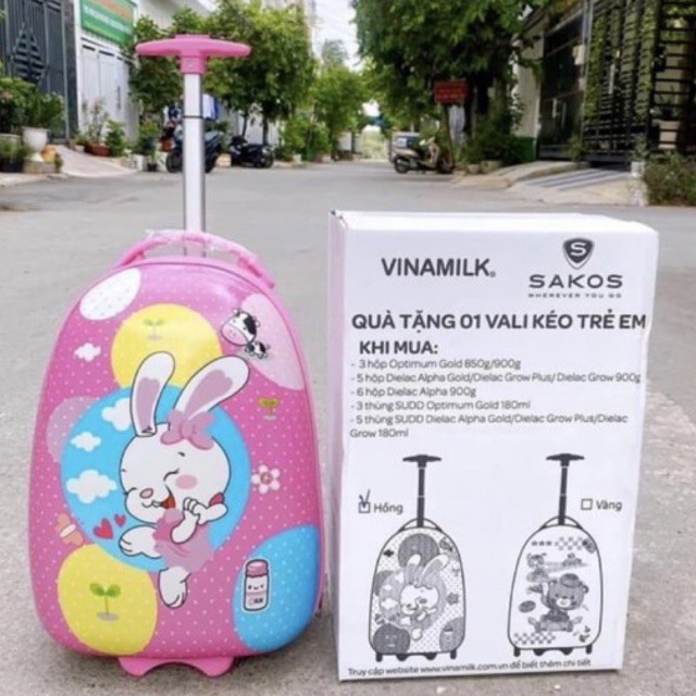 VALI KÉO 16IN TRẺ EM CỦA VINAMILK