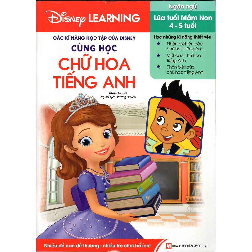 Sách - Disney Learning - Cùng Học Chữ Hoa Tiếng Anh