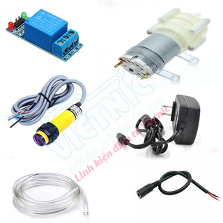 BỘ KIT MÁY RỬA TAY SÁT KHUẨN TỰ ĐỘNG - MÁY RỬA TAY 12V