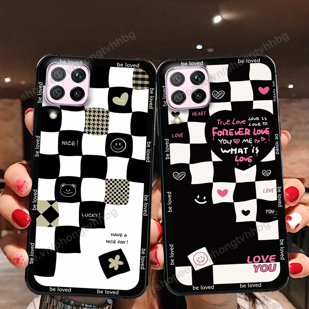 Ốp lưng Huawei Nova 7i  ốp họa tiết trái tim caro, chuột mikey thể thao cực đẹp cute cực bền bỉ