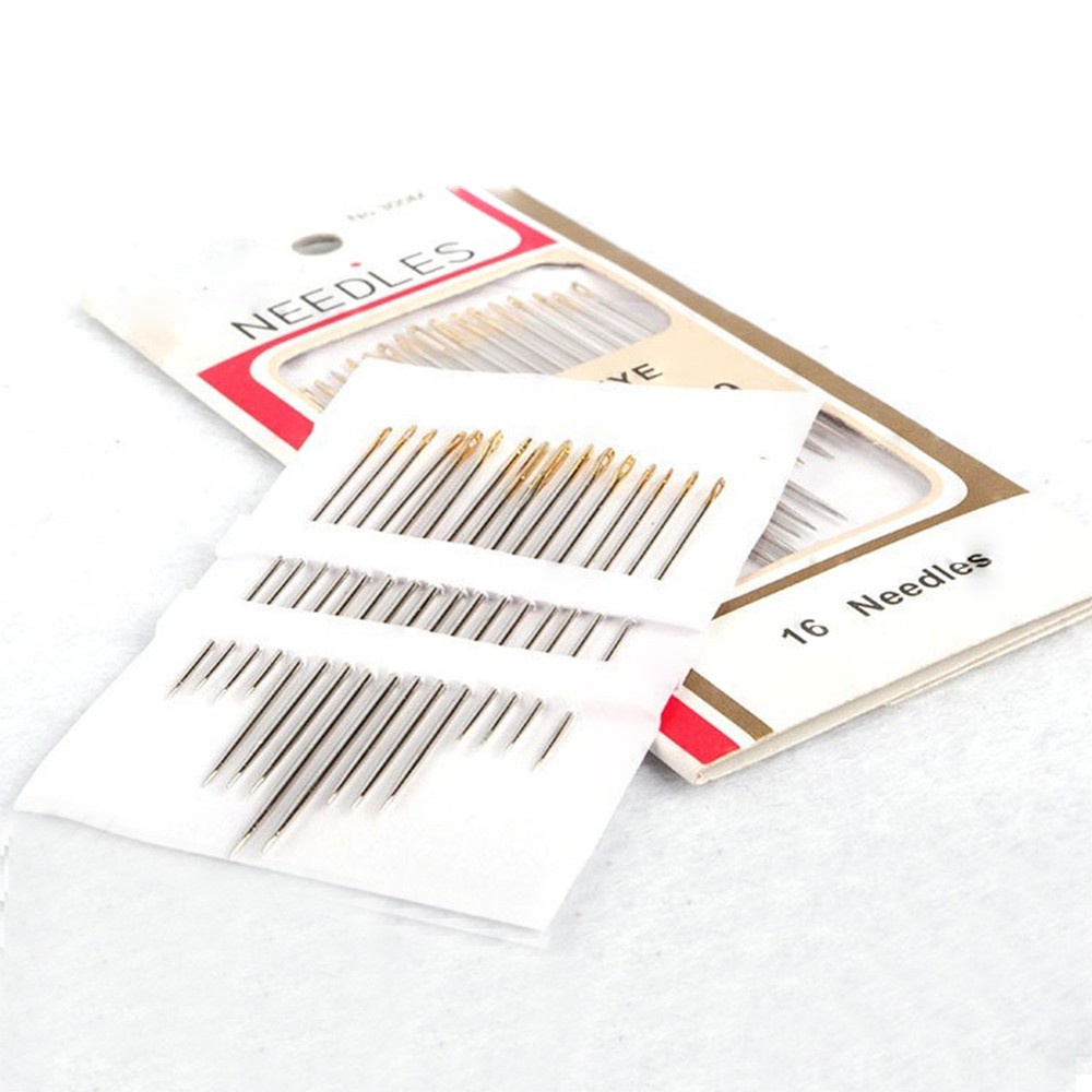 Set 16 Kim Khâu May Vá Thép Đầu Vàng Siêu Bền