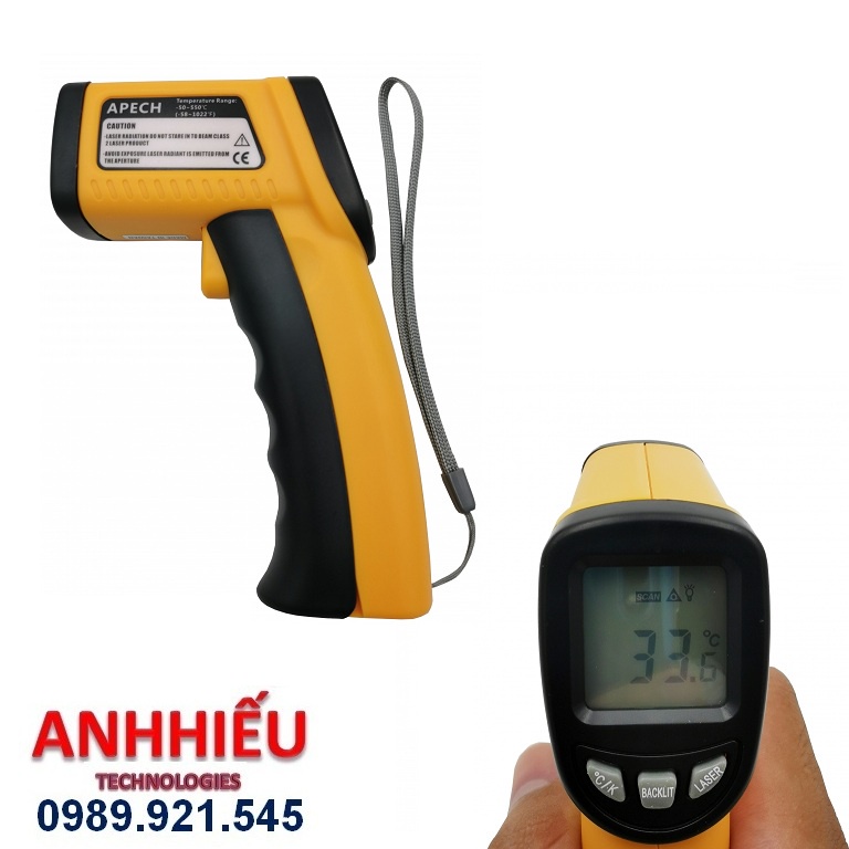 Apech AT-550 súng bắn đo nhiệt độ  hồng ngoại APECH AT 550