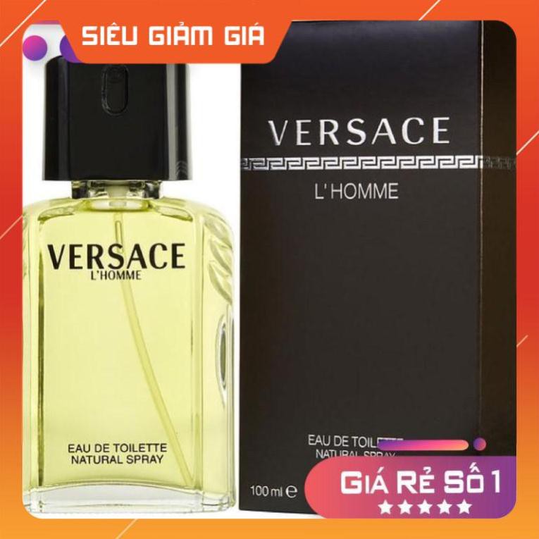 [New 2021] Nước Hoa Versace - L'homme Eau De Toilette 100ml Full Seal ⚜️Hàng Authentic⚜️