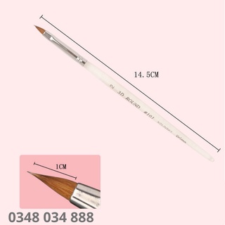 Cọ đắp hoa số 2 cán trong suốt