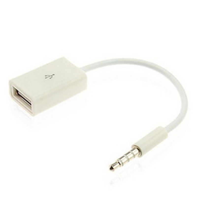 Cáp Chuyển Đổi Cổng 3.5mm Aux Sang Usb 2.0 Cho Mp3 Trên Xe Hơi