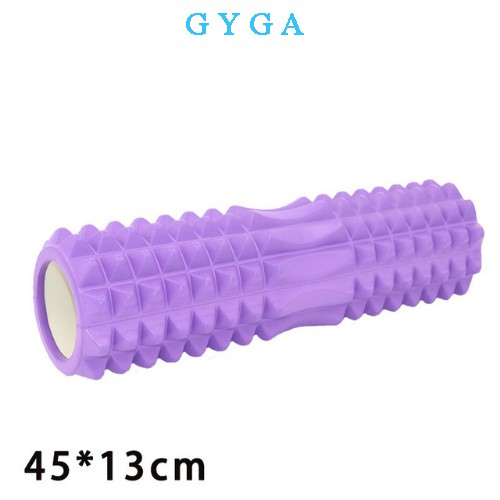 Con lăn massage yoga giãn cơ Foam Roller thể thao có gai cao cấp GYGA