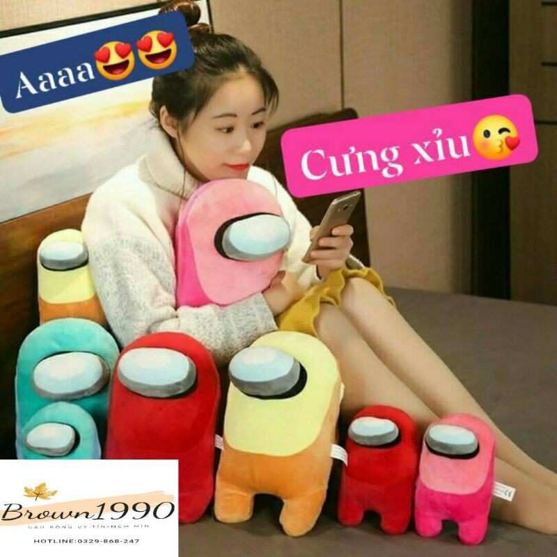 Gấu Bông Among Us Nhồi Bông Dễ Thương | Mua Ngay