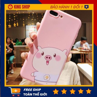 ỐP LƯNG CHO MÁY IPHONE ỐP HEO HỒNG KUTE