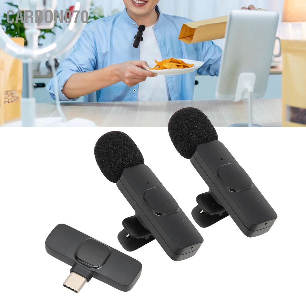 Carbon070 Micrô không dây Một ống Hai cắm và chạy Giảm tiếng ồn nhỏ