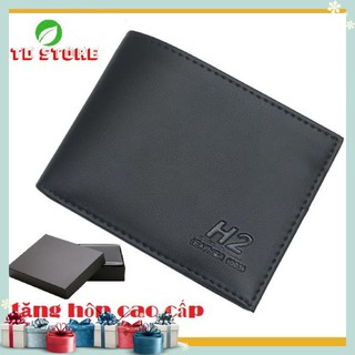Ví nam đẹp tặng kèm hộp cao cấp | bóp nam da h2 khanhchau832shop