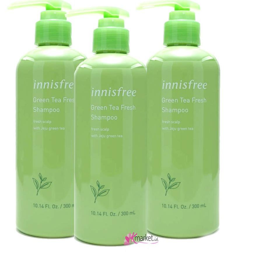 (Hàng Mới Về) Dầu Gội Innisfree Chiết Xuất Trà Xanh Tươi Mới 300ml 4.4