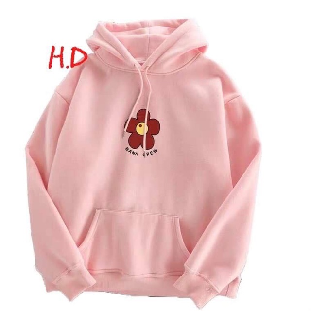 Áo hoodie hoa Nana in ngực HDA1119