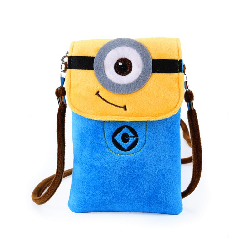 Túi messenger đeo chéo vai hình Minion cho trẻ em
